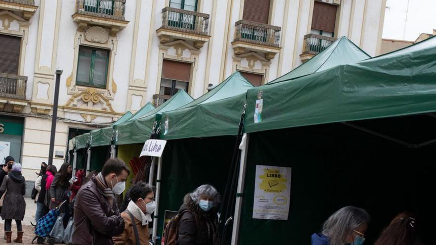 Siete librerías de Zamora festejan el Día del Libro en la plaza de la Constitución