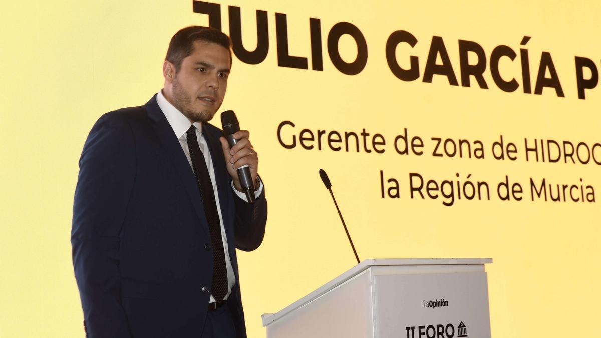 Julio García, gerente de zona de Hidrogea en la Región de Murcia.