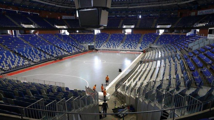 El Carpena, acondicionado para la Copa España de futsal