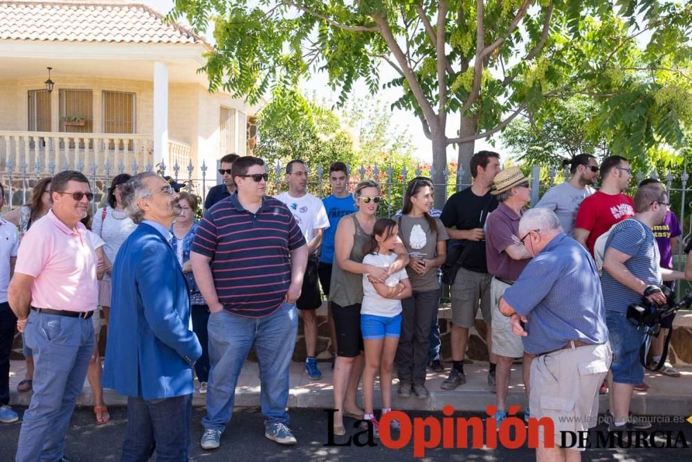 Calle al profesor Walker en la pedanía caravaqueña