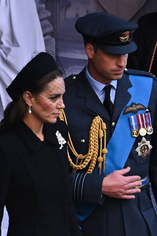 Kate Middleton y el príncipe Guillermo en Westminster Hall