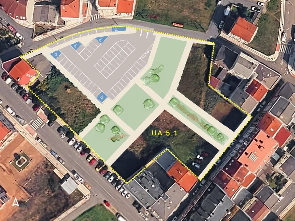 Zona del nuevo 'parking'
