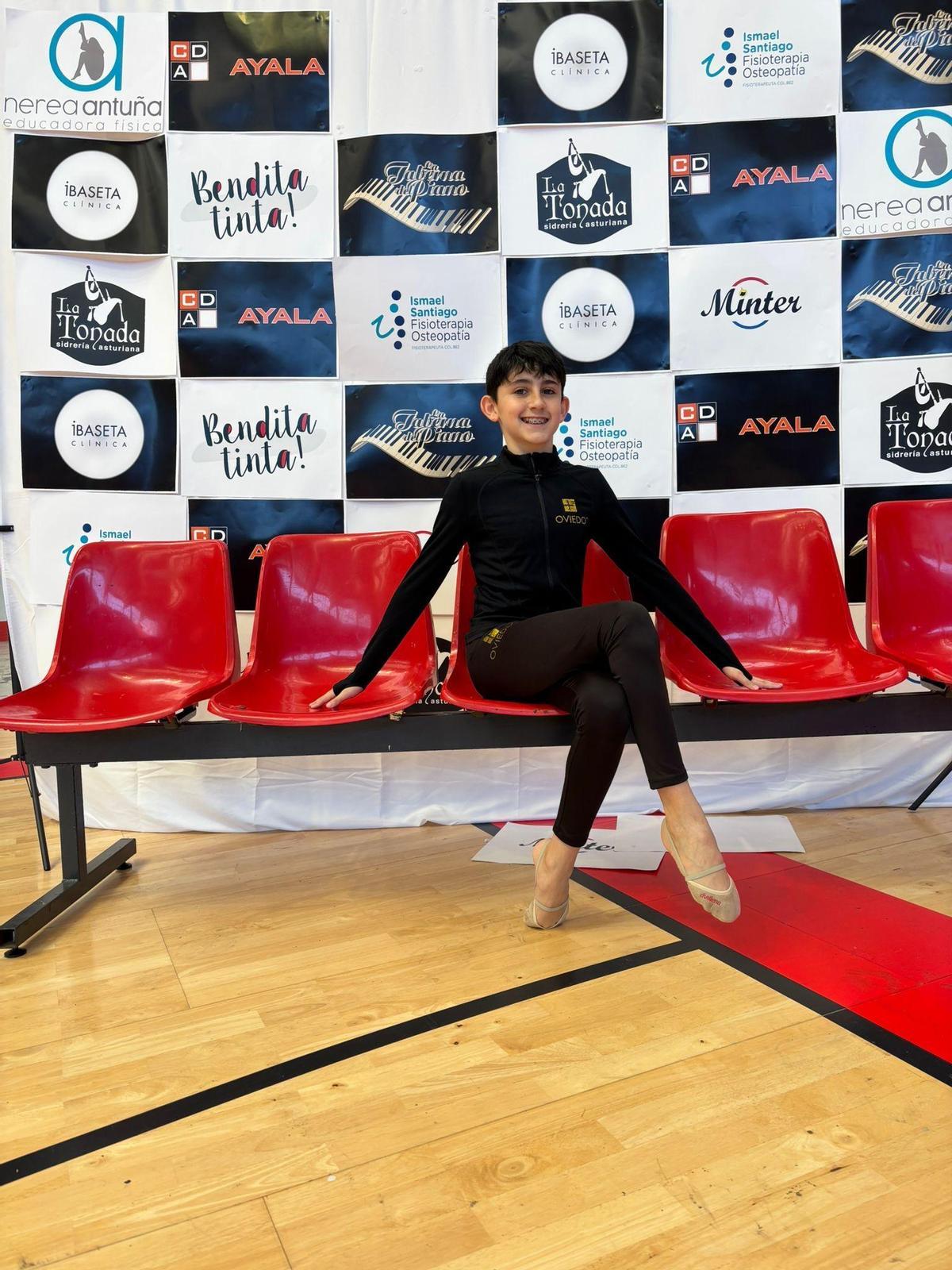 Gabriel Vigil en una competición reciente.