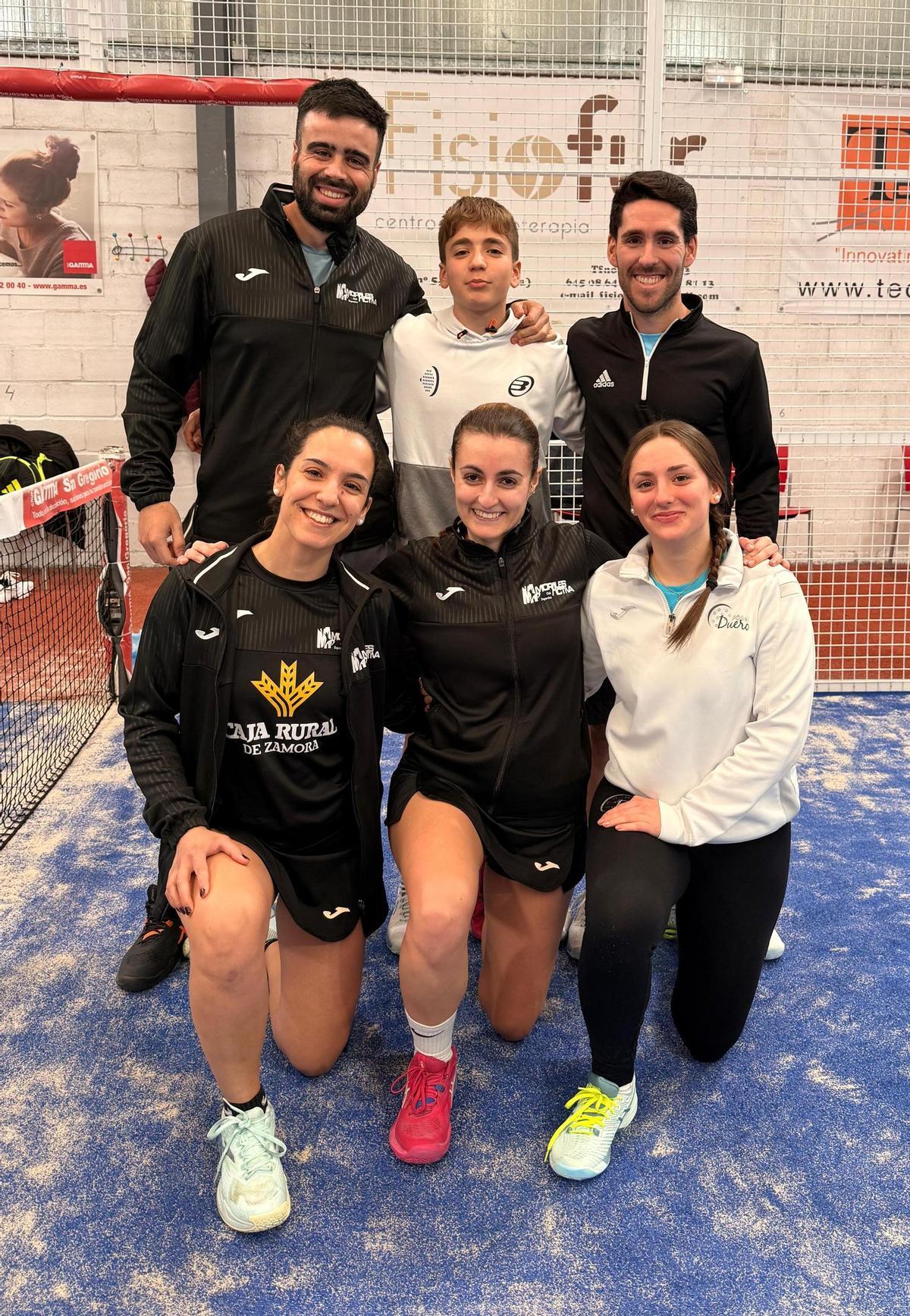 Equipo de la Major Lague Pádel del Morales Activa Pádel.