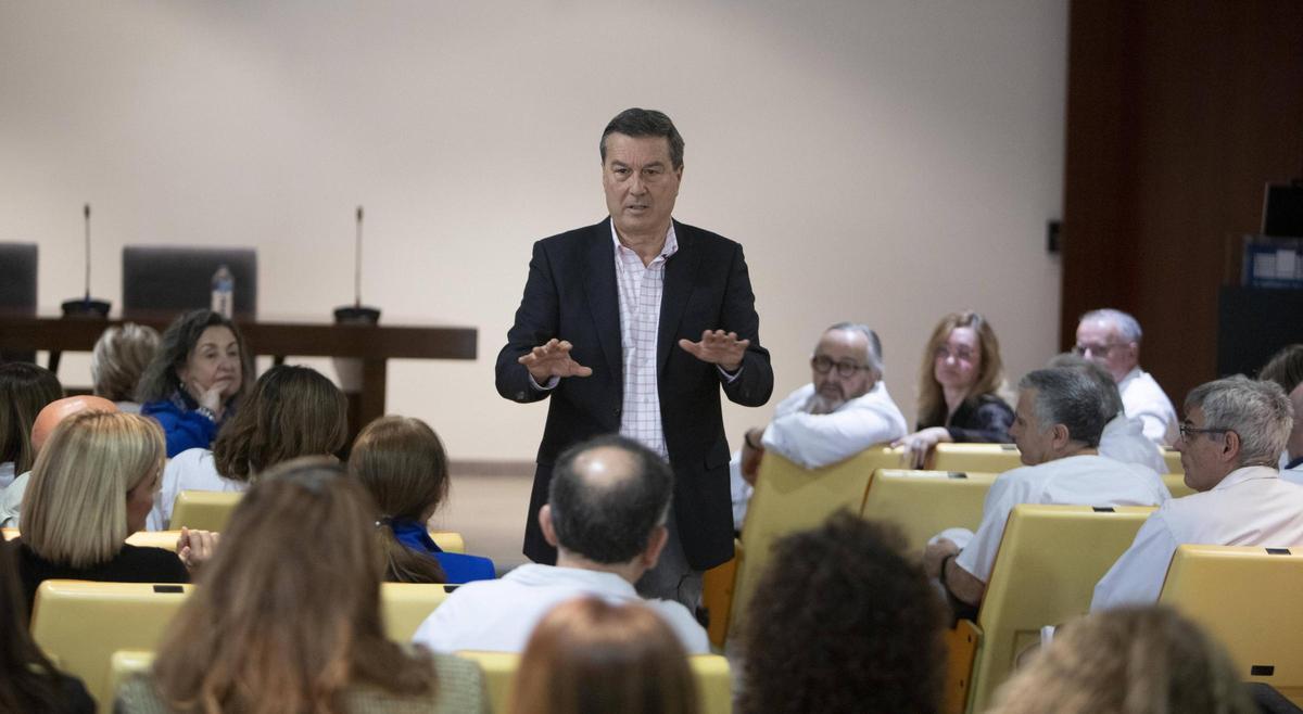 Marciano Gómez, conseller de Sanidad, en una imagen de archivo