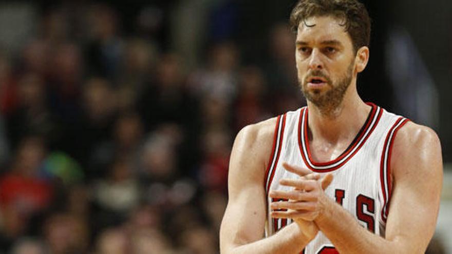 El ala-pívot de los Chicago Bulls Pau Gasol.