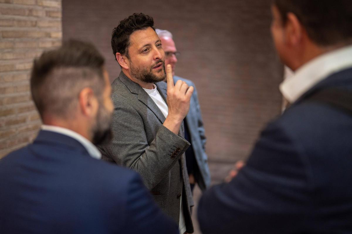 Rubén Viñuales, alcalde de Tarragona, durante las jornadas