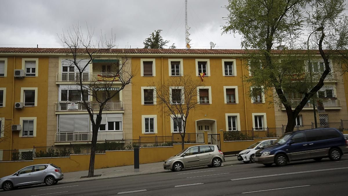 Fachada de la Fundación Francisco Franco en la calle de Concha Espina de Madrid
