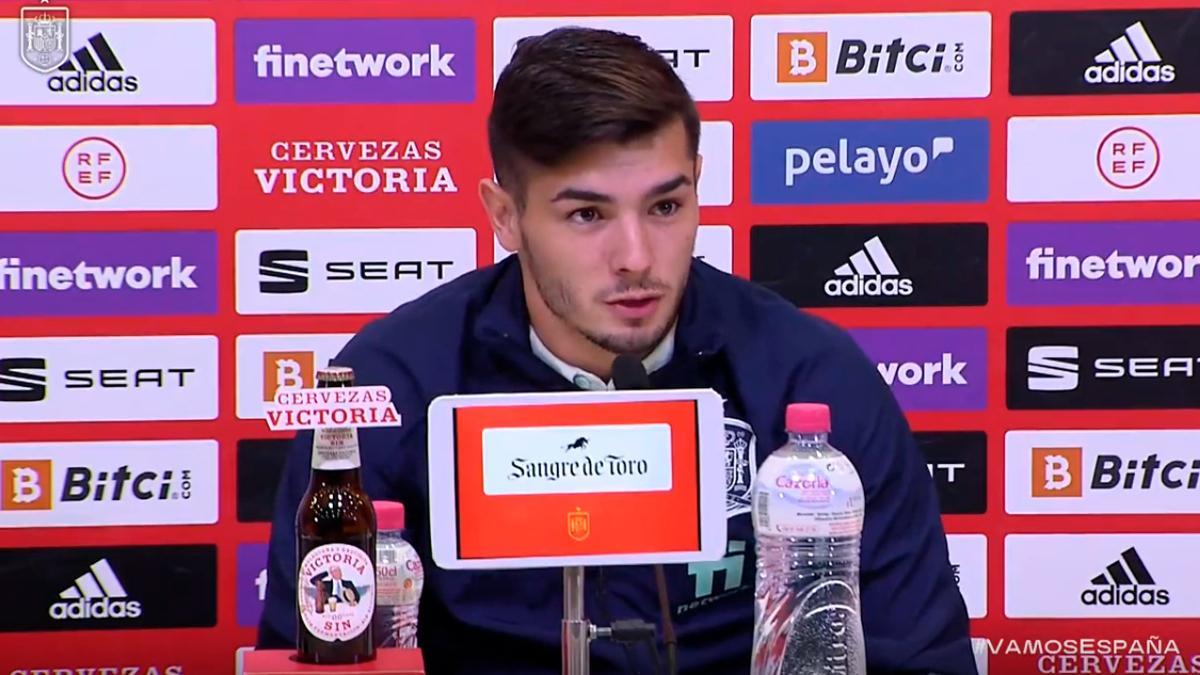 Brahim analiza su convocatoria con la selección, su momento de forma y los partidos importantes que tiene España