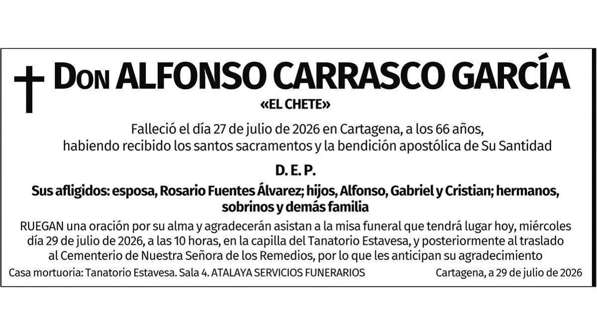 D. Alfonso Carrasco García