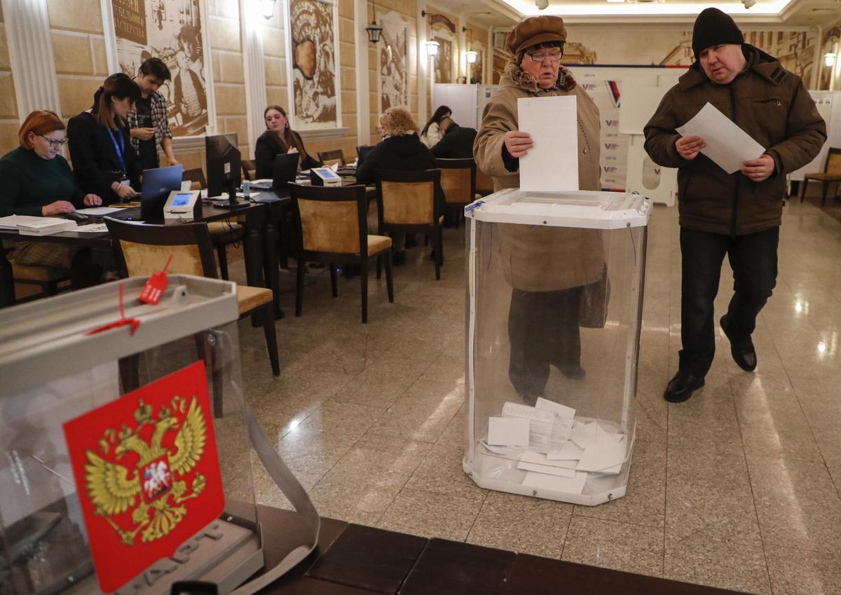 Primera jornada electoral de las elecciones presidenciales rusas