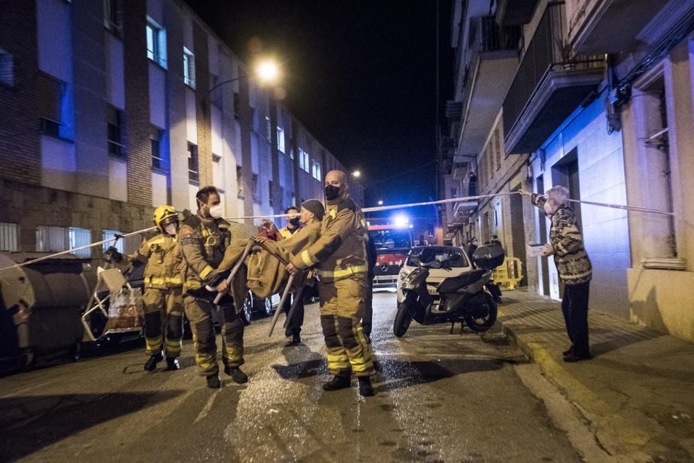 Incendi a la residència Mutuam Manresa