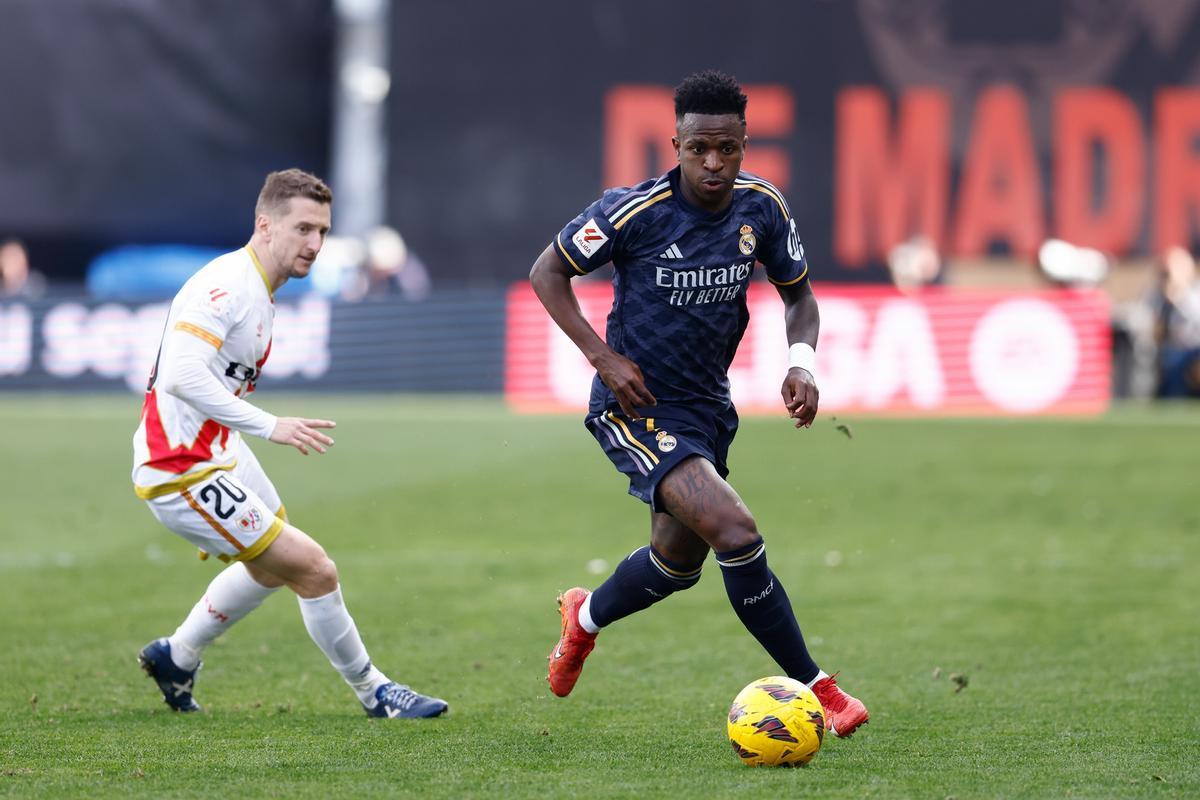 Vinicius Junior, durante un partido.