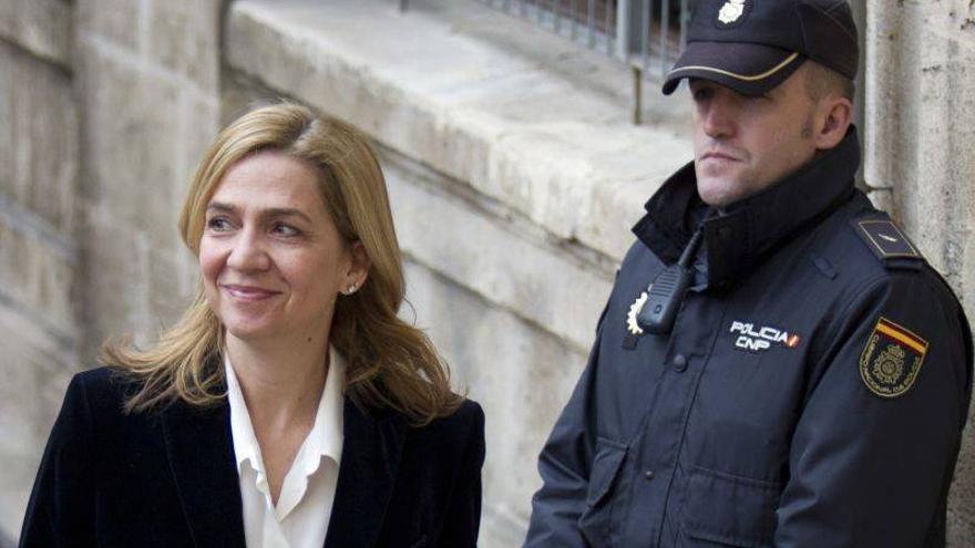 La defensa de la infanta Cristina se equivocó de cuenta al ingresar la fianza