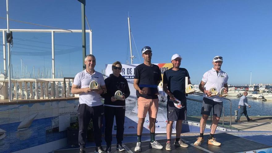 Marina y Paco Sánchez Ferrer, subcampeones de la Copa de España de vela Snipe