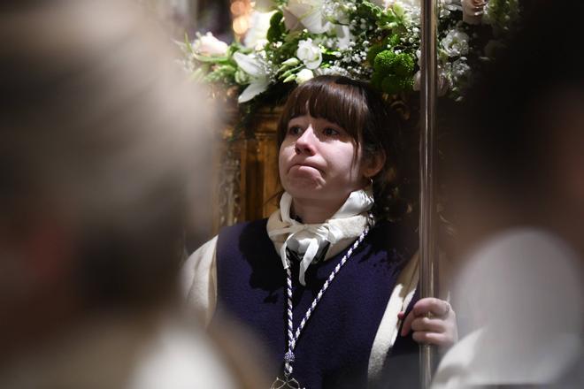 GALERÍA | La lluvia deja el Vía Crucis en la Catedral de Zamora