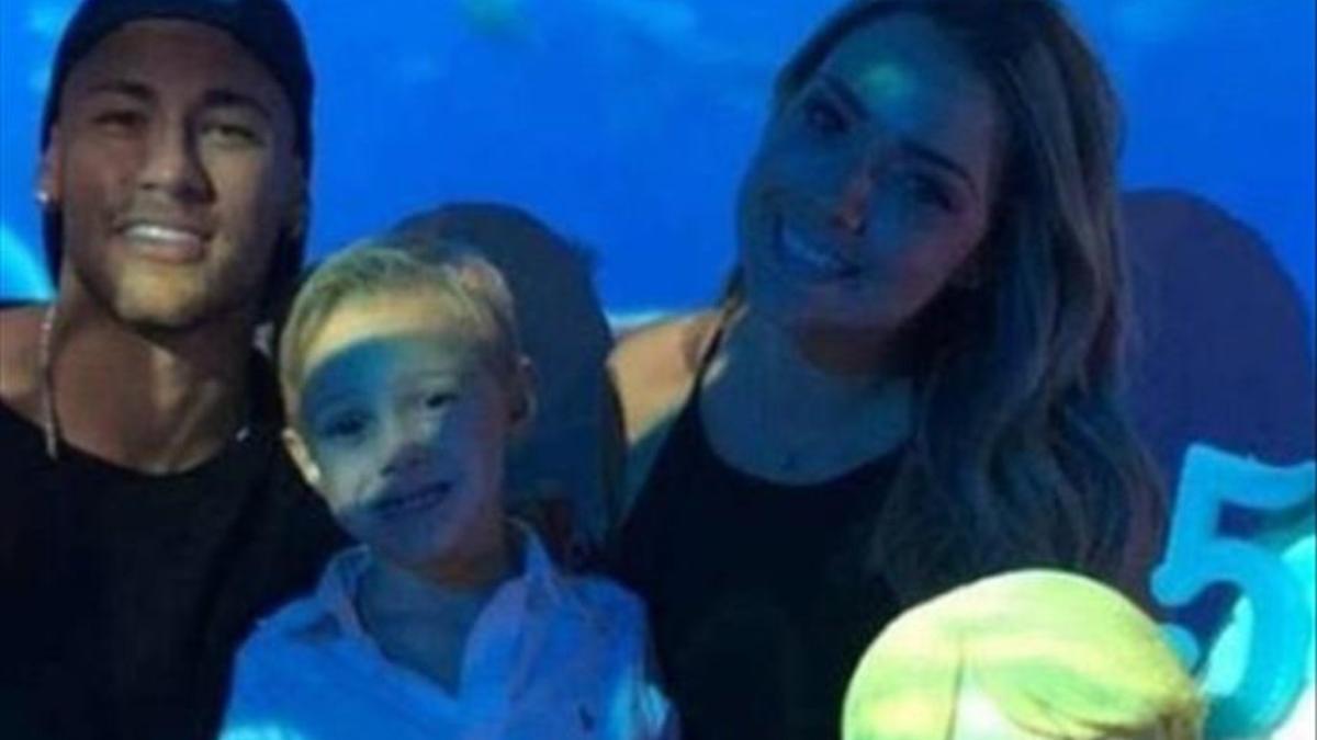 Davi Lucca, el hijo de Ney, cumplió cinco años