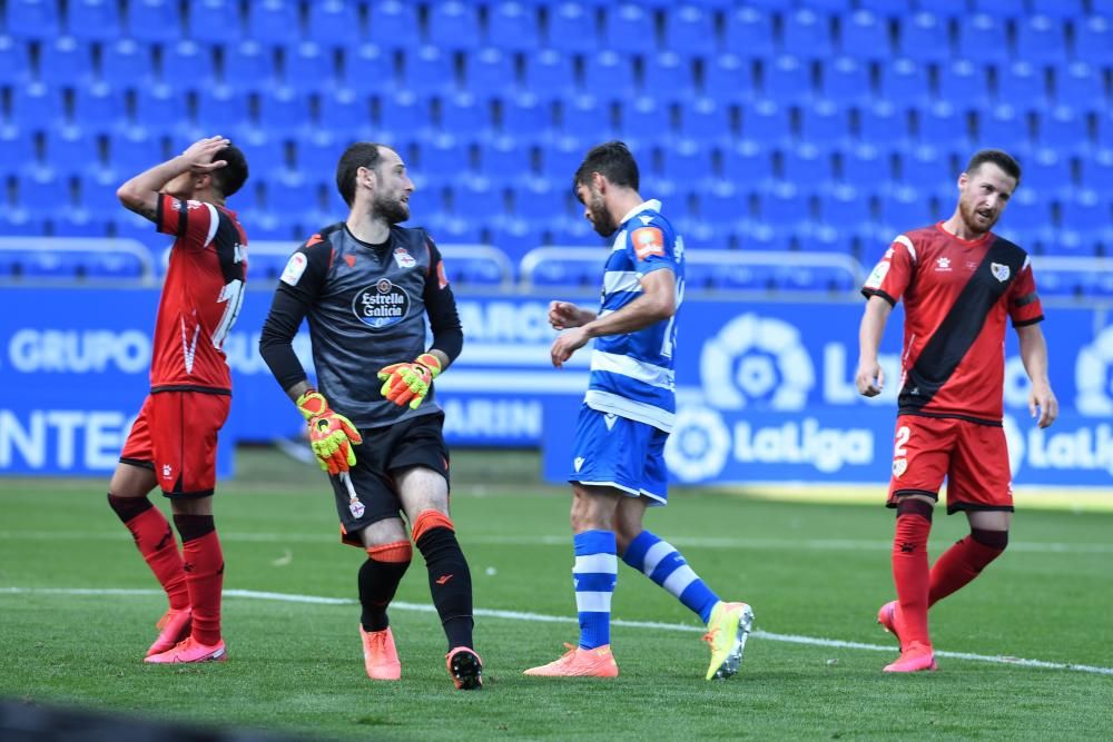 El Dépor rescata un punto ante el Rayo: 3-3