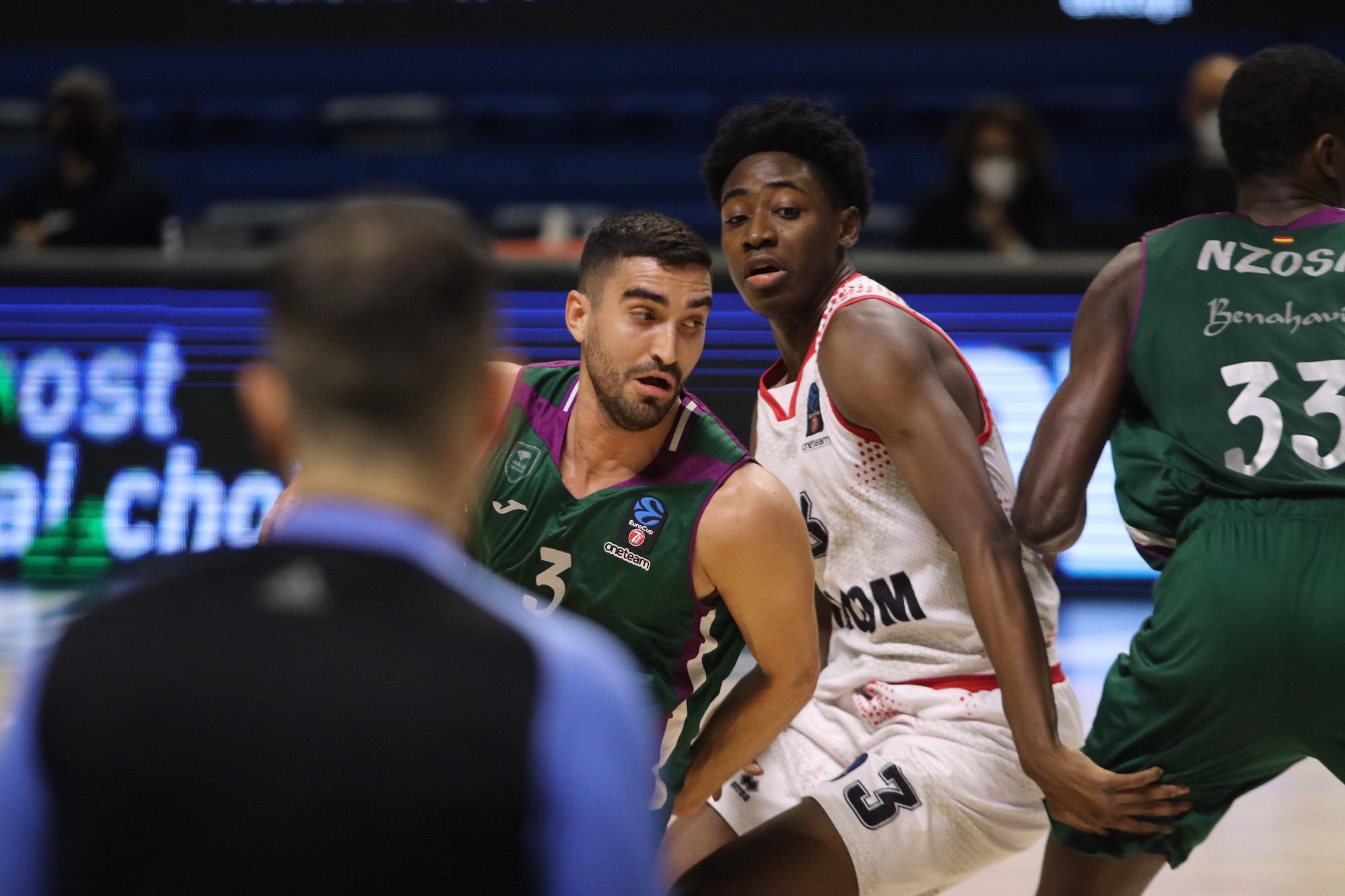 El Unicaja se despide de la Eurocup con una derrota contra el Mónaco.