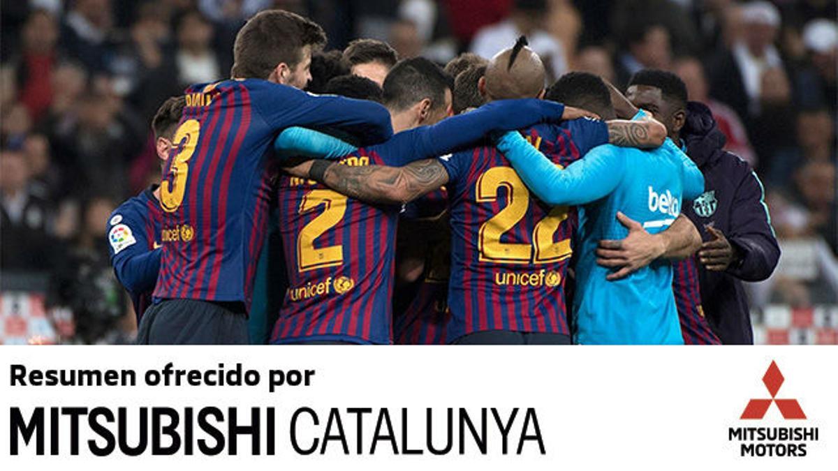 Lo mejor del triunfo del Barça en el Santiago Bernabéu