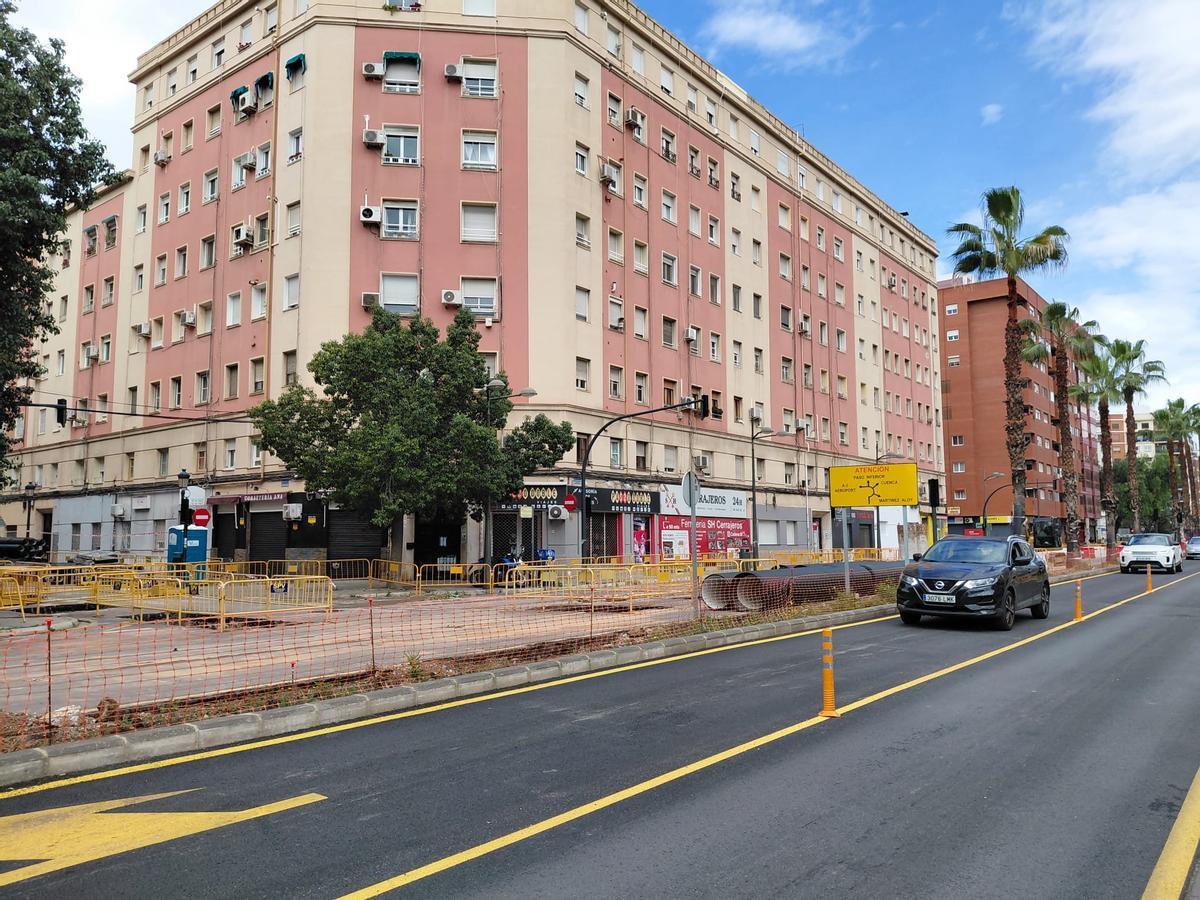 Obras en Giorgeta y Pérez Galdós