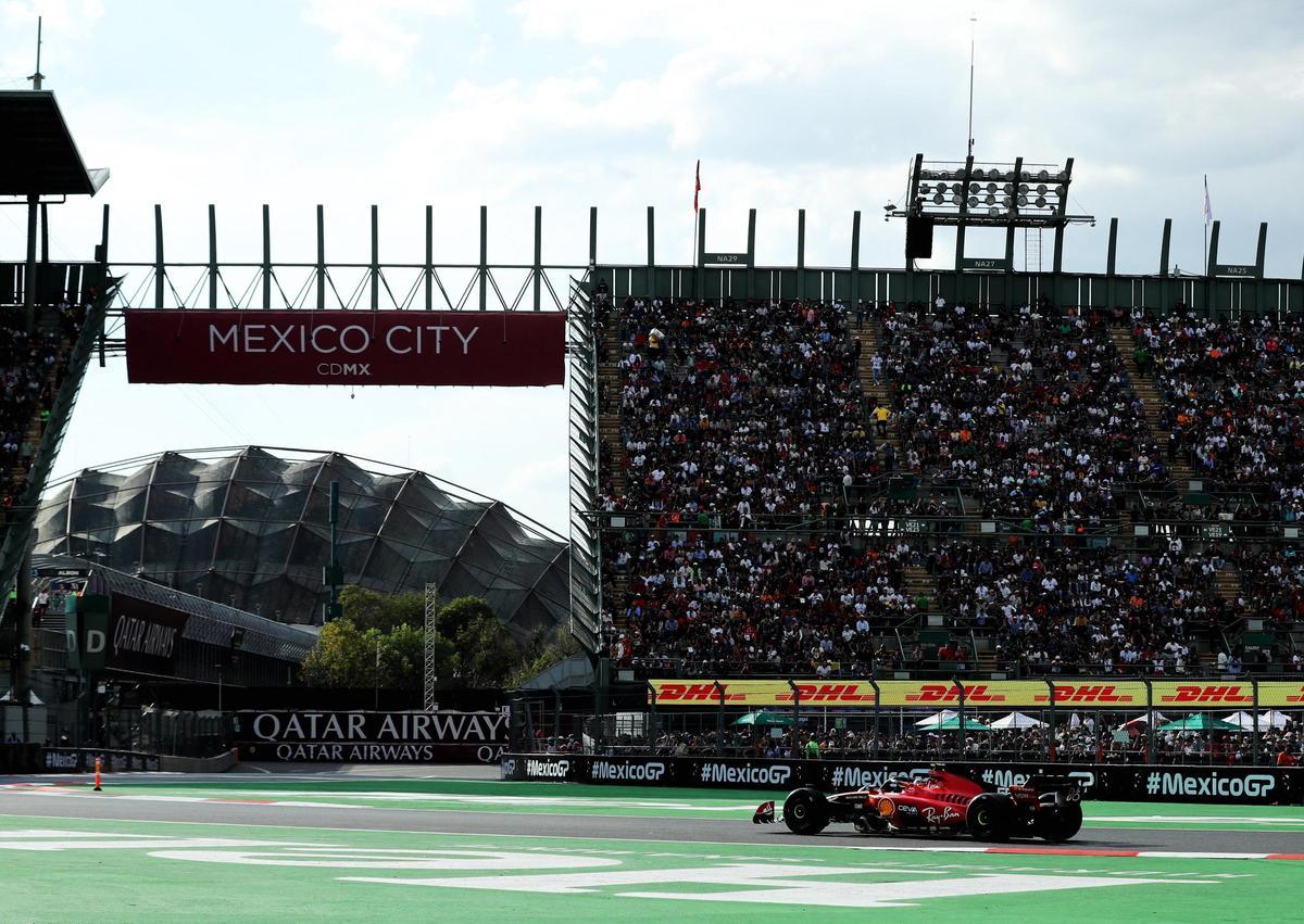 Imagen del espectacular estadio del circuito del GP de México