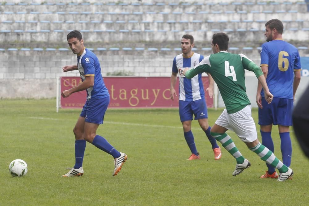 El partido entre el Real Avilés y el Llanes, en imágenes