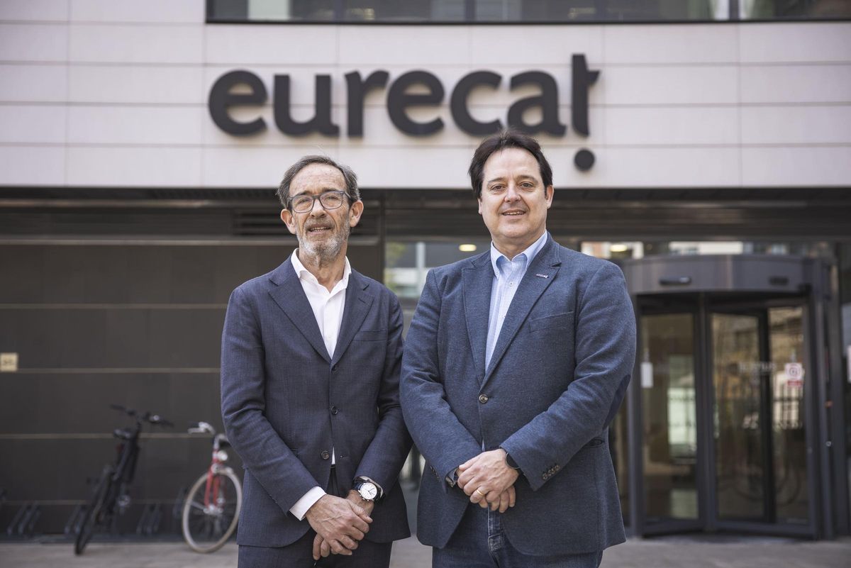 Xavier López, director general de Eurecat y Daniel Altimiras, presidente de la institución.