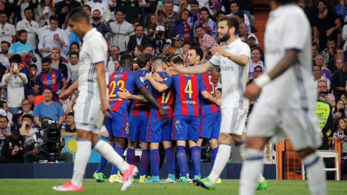 El Barça quiere dar un golpe a la Liga en el Bernabéu