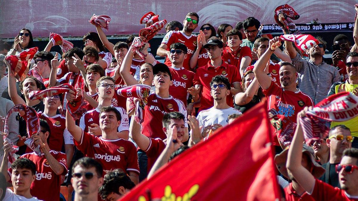 Aficionados del Nàstic de Tarragona.