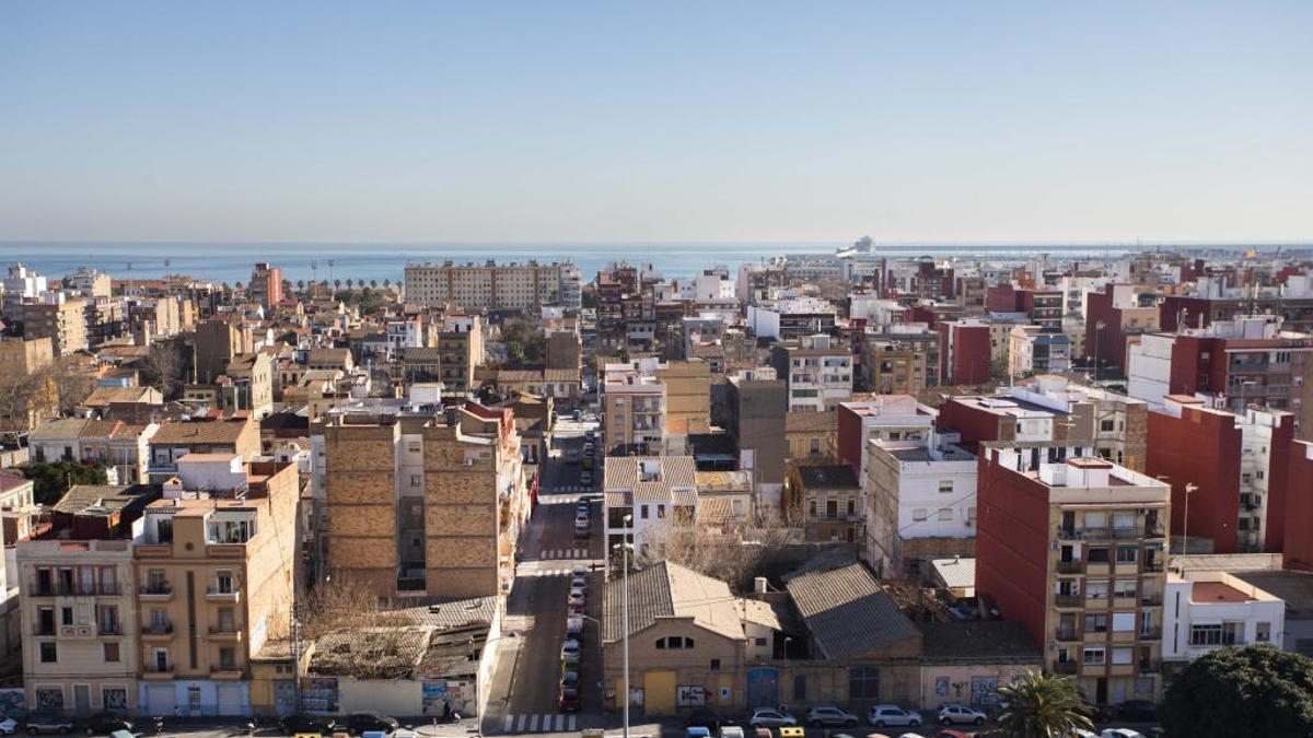 El barrio del Cabanyal en una imagen de archivo