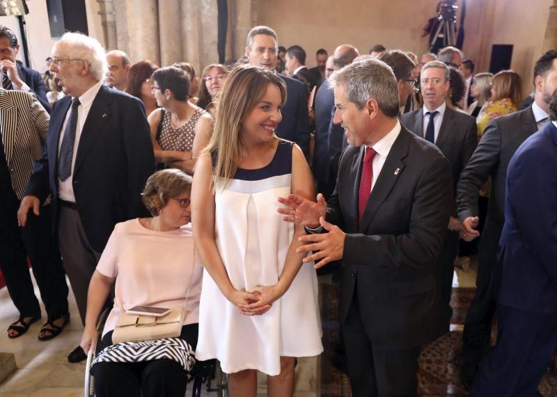 Toma de posesión de Javier Lambán como presidente de Aragón