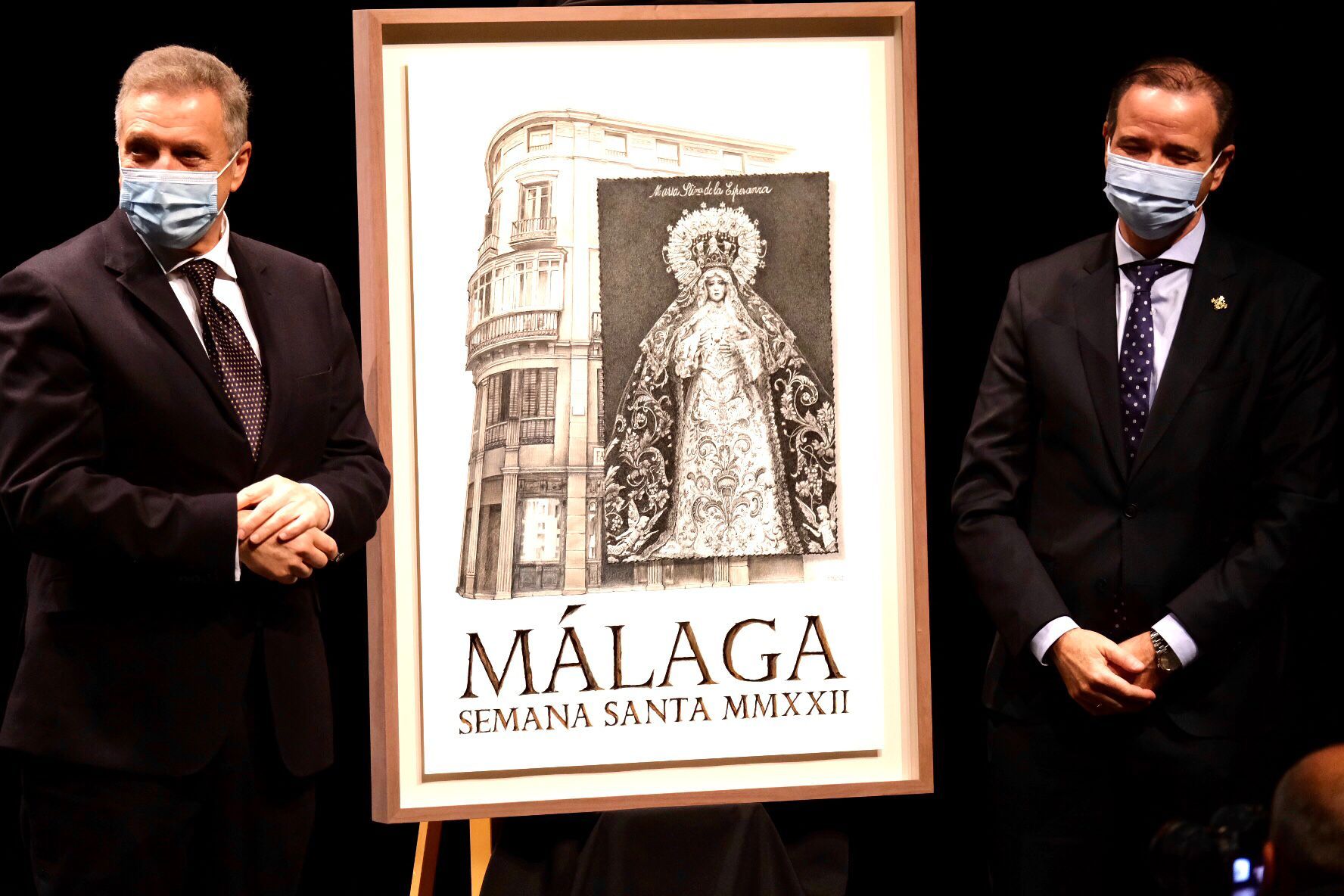 Presentación del cartel de la Semana Santa de Málaga de 2022