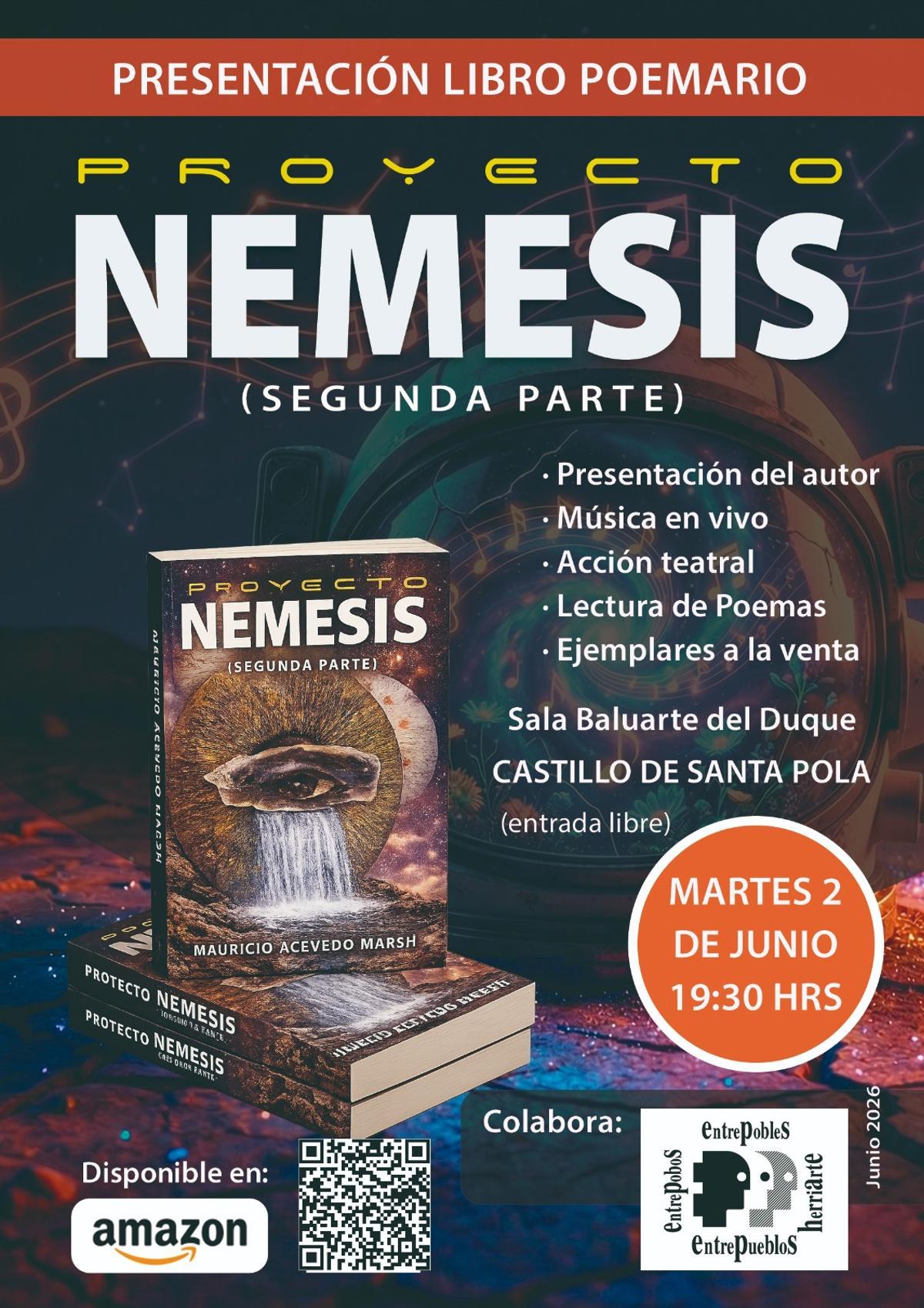 La presentación tendrá lugar el martes 2 de junio en el Castillo de Santa Pola