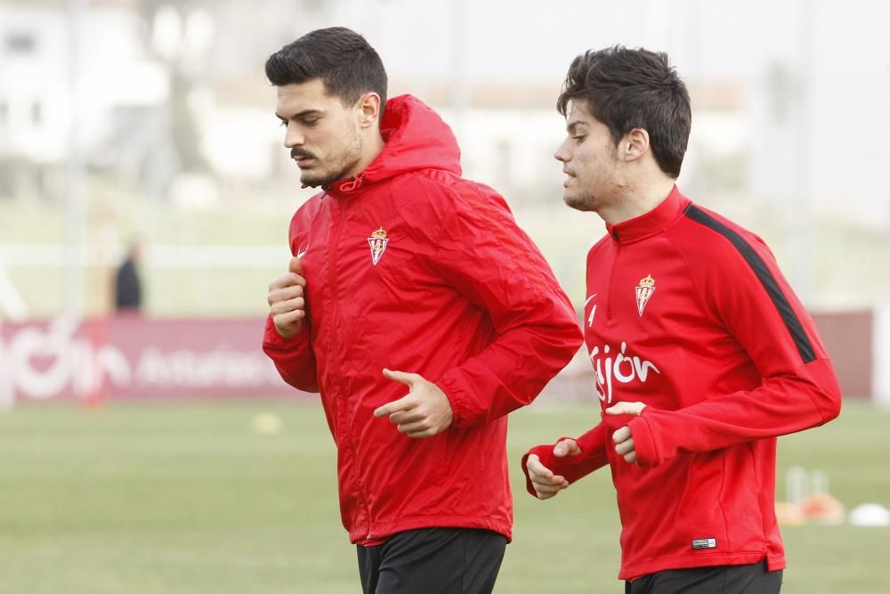 Entrenamiento del Sporting