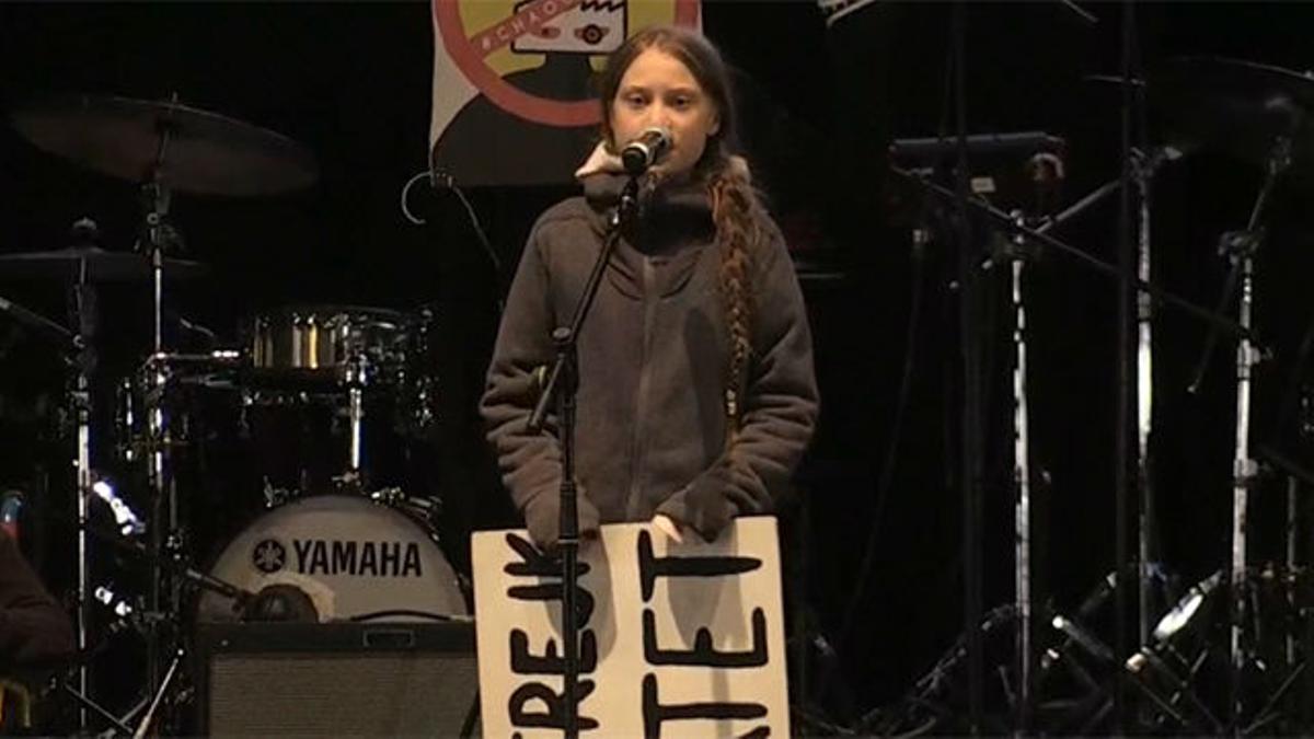 Greta Thunberg habla alto y claro en Madrid