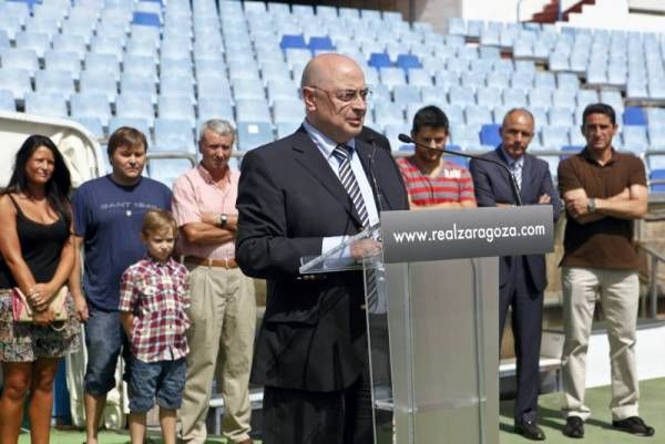 Imágenes de la inauguración del corazón del estadio