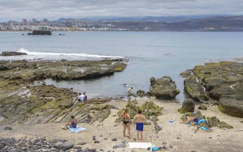 16/08/2018 LAS PALMAS DE GRAN CANARIA. Rincones playeros, Confital. FOTO: J. PÉREZ CURBELO  | 16/08/2018 | Fotógrafo: José Pérez Curbelo