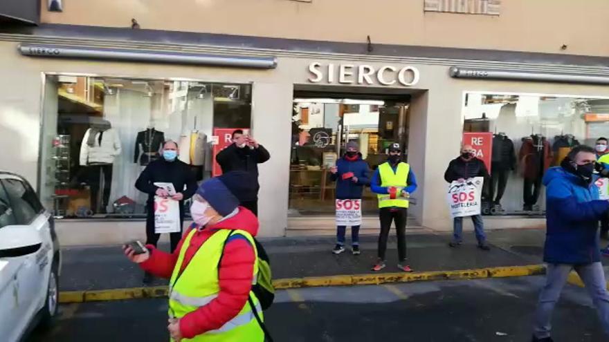 La hostelería del Pirineo sigue protestando para evitar la quiebra