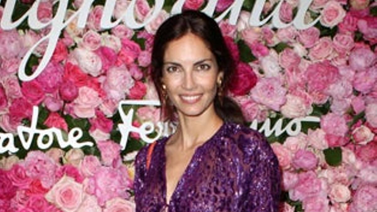 Eugenia Silva en la fiesta de Salvatore Ferragamo