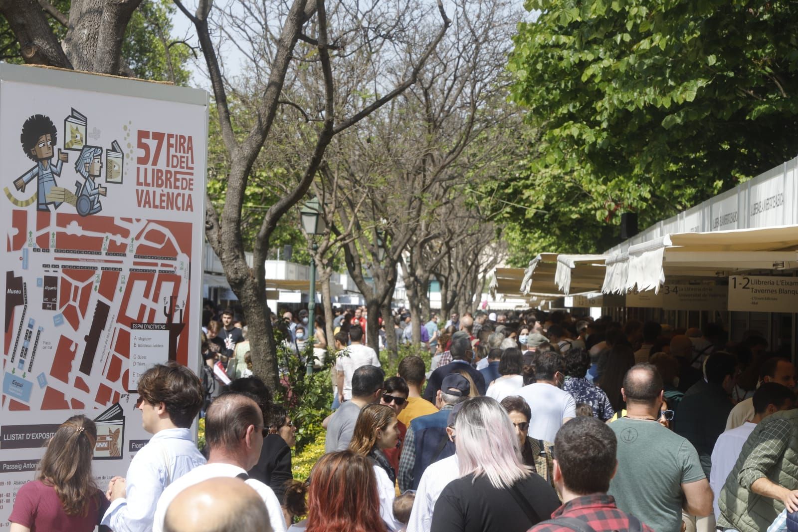 Feria del Libro en Valencia este domingo 1 de mayo