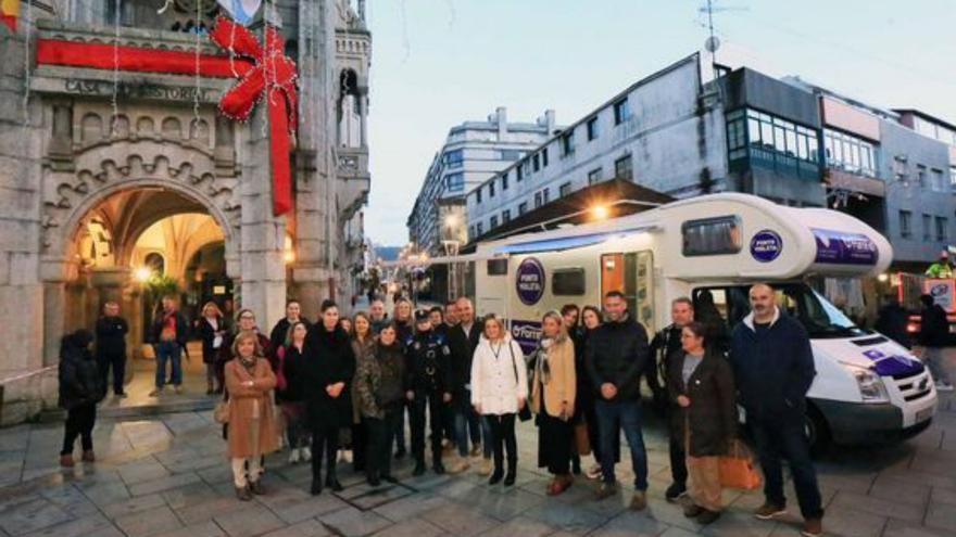 Porriño dispone una autocaravana como Punto Violeta