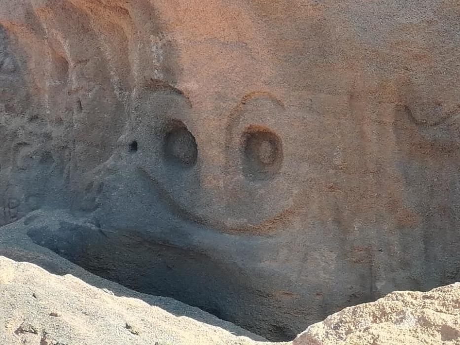 "Esculpir en piedra", el último atentado geológico en Fuerteventura