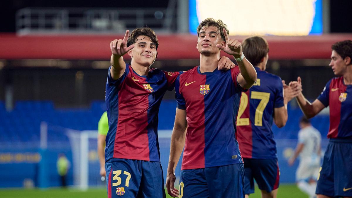 Toni y Guille Fernández con el Barça Atètic