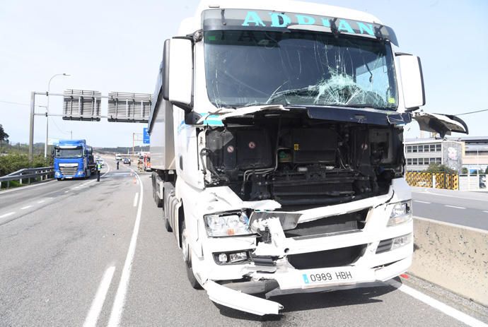 Accidente en Baños de Arteixo a la altura de Alcoa