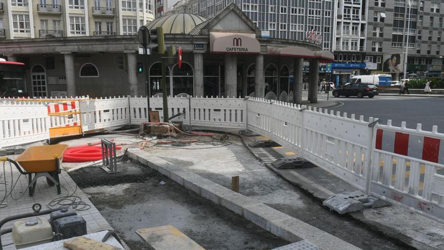 Arranca la obra para el nuevo acceso al paseo marítimo desde la plaza de Lugo