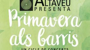 Cartell de ’Primavera als barris’.