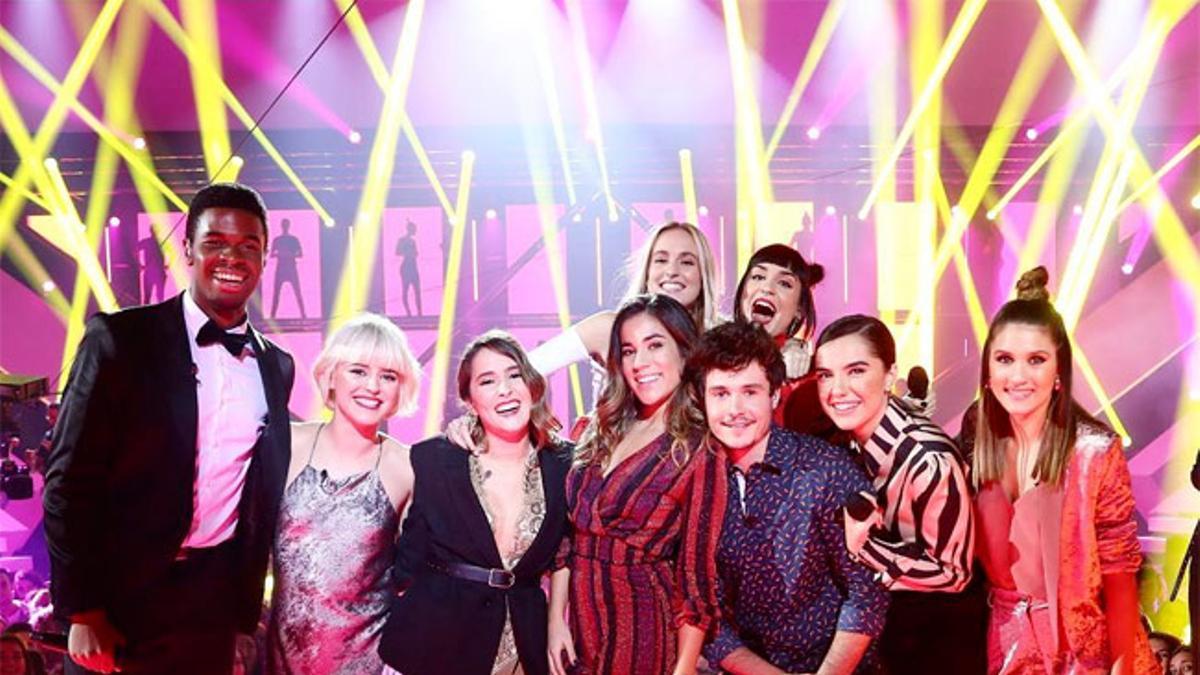 Todos los concursantes de 'Operación Triunfo' en la gala 9