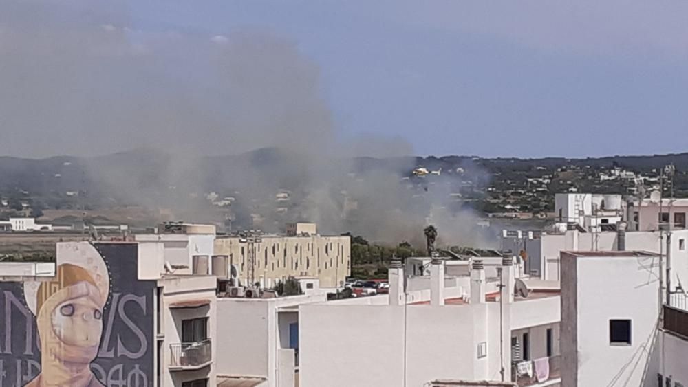 Incendio en Sant Antoni