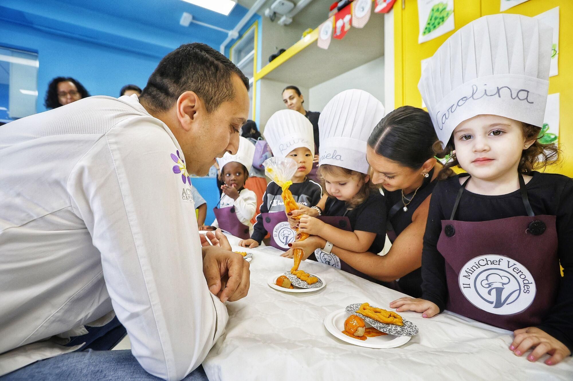 'Minichefs' en el colegio Los Verodes de Santa Cruz.